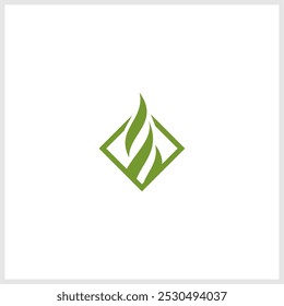 Fuego Llama Logotipo de diseño abstracto Vector elegante Joyería de moda
