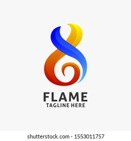 Fire flame logo design inspiration