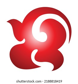Fire flame logo design and symbol art