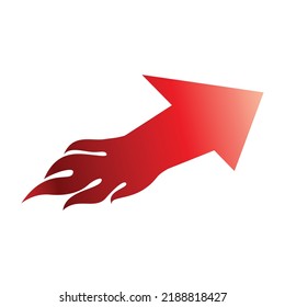 Diseño del logotipo de la llama de fuego y arte de símbolos