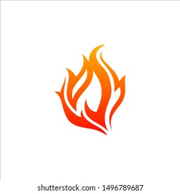 Fire Flame Logo Design Template