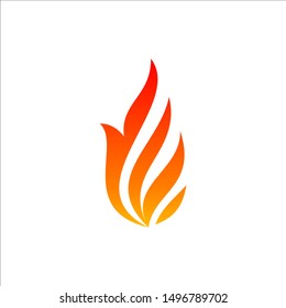 Fire Flame Logo Design Template