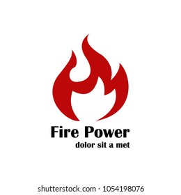 Fire Flame Logo design vector