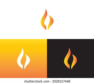 Fire Flame Logo design vector template 