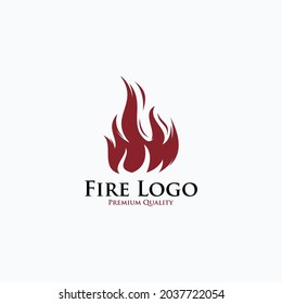 Fire Flame Logo design vector