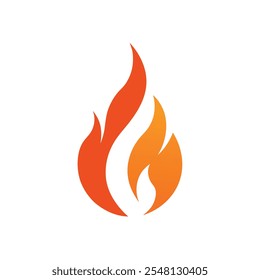 Fire Flame Logo Design Vector Template