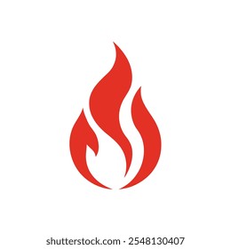 Fire Flame Logo Design Vector Template