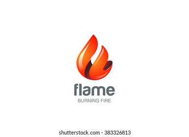 Fire Flame Logo design vector template drop silhouette.
Creative Droplet Burn Elegant Bonfire Logotype concept icon Fire Logo.