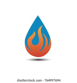 Fire Flame Logo design vector