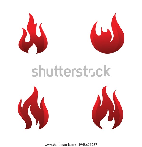 Fire Flame Logo design\
vector template