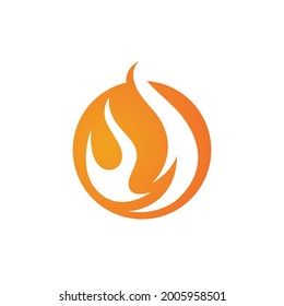 Fire Flame logo designs  Fire logo template  Logo symbol icon