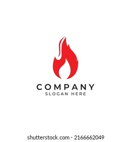 Fire Or Flame Logo, Fireball Logo, And Embers. Using A Vector Design Concept.