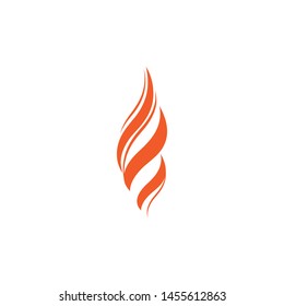 fire flame logo icon template