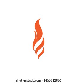 fire flame logo icon template