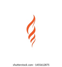 fire flame logo icon template