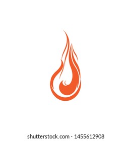 fire flame logo icon template