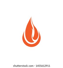 fire flame logo icon template