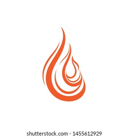 fire flame logo icon template