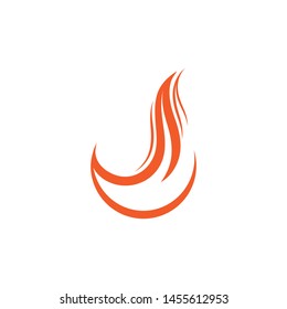 fire flame logo icon template