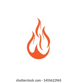 fire flame logo icon template