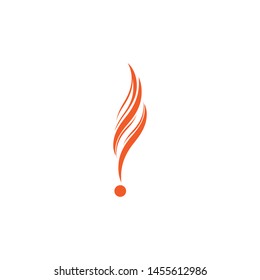 fire flame logo icon template