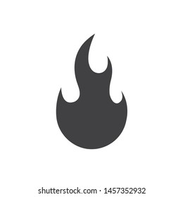 Fire flame Logo icon vector illustration design template