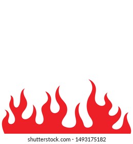 Fire Flame Logo Icon Vector Illustration Stock Vector (Royalty Free ...