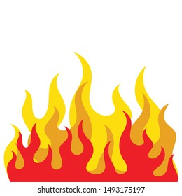 Fire Flame Logo Icon Vector Illustration Stock Vector (Royalty Free ...