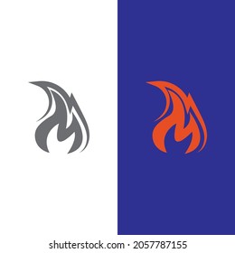 diseño de la ilustración del icono de la llama de fuego