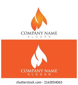 fire flame logo icon vector illustration template design