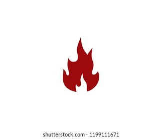 Fire flame logo illustration