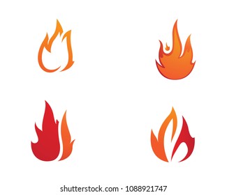 Fire And Flame Logo Symbols