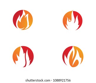 Fire And Flame Logo Symbols