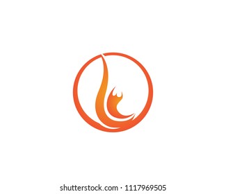 Fire And Flame Logo Symbols