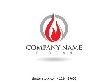 Fire flame Logo Template