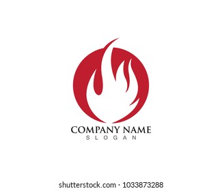 fire flame logo template