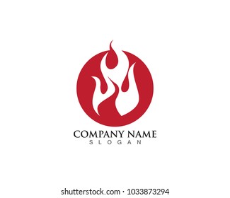 fire flame logo template
