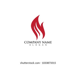 fire flame logo template
