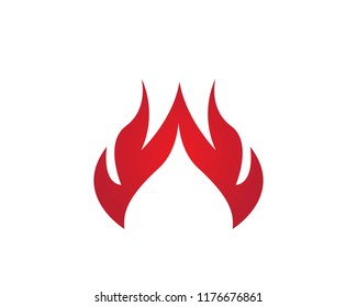 Fire flame Logo Template