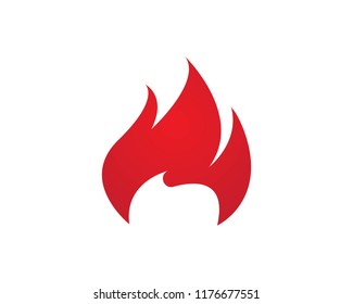 Fire flame Logo Template