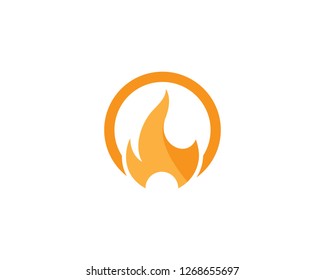 Fire flame Logo Template