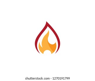 Fire flame Logo Template