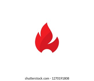 Fire flame Logo Template