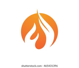 Fire flame Logo Template