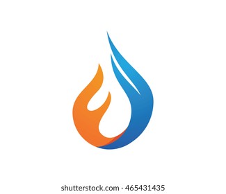 Fire flame Logo Template