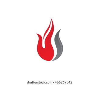 Fire flame Logo Template