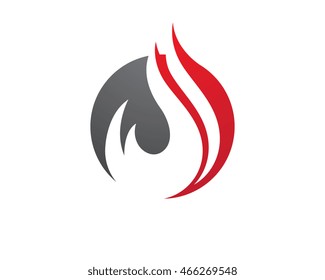 Fire flame Logo Template