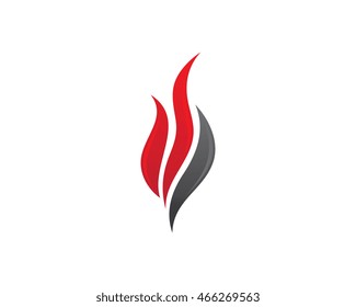 Fire flame Logo Template