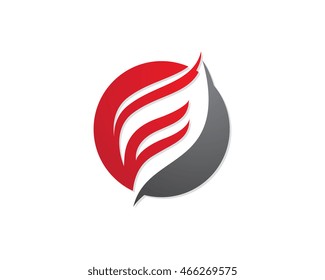 Fire flame Logo Template