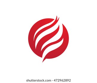 Fire flame Logo Template